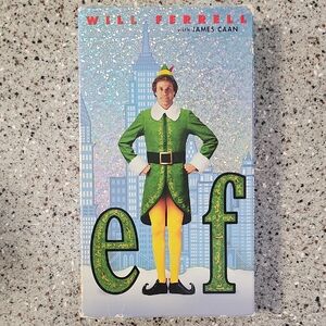 Elf Movie VHS Tape With Closed Captioning